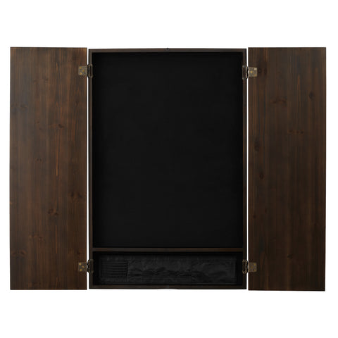 Image of Viper Orion Electronic Dartboard, Metropolitan Espresso Cabinet, Dart Mat & Shadow Buster Dartboard Light Bundle