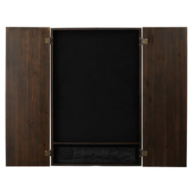 Viper Metropolitan Espresso Soft Tip Dartboard Cabinet and Viper 787 Electronic Dartboard 