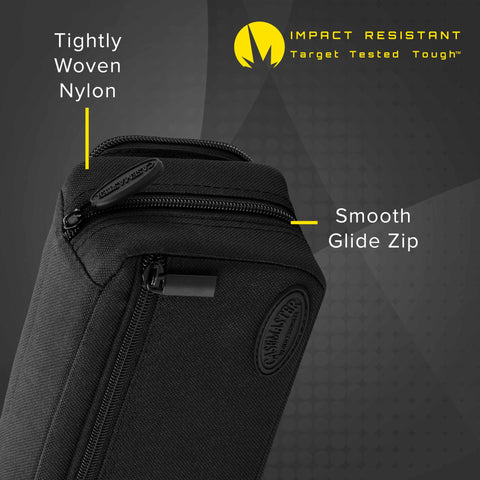 Image of Casemaster Plazma Pro Dart Case with Black Zipper and Phone Pocket