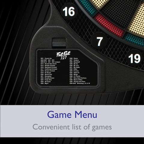 Image of Fat Cat 727 Electronic Dartboard