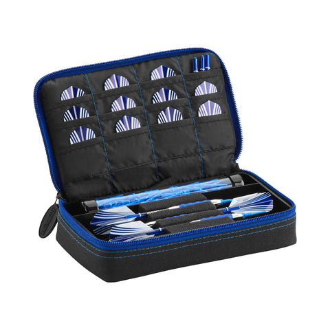 Image of Casemaster Plazma Dart Case Black with Sapphire Zipper