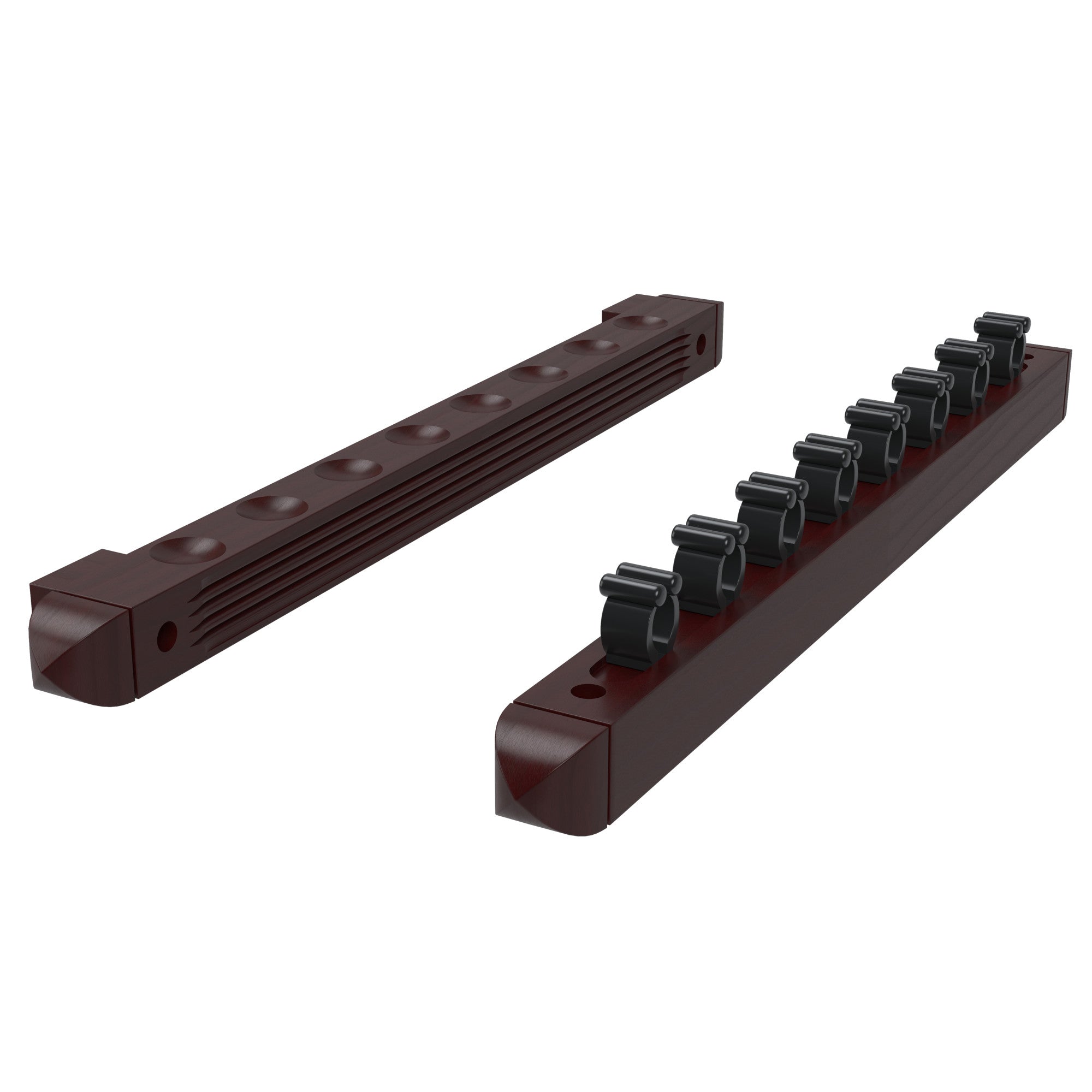 Viper Mahogany 8 Cue 2-Piece Wall Cue Rack