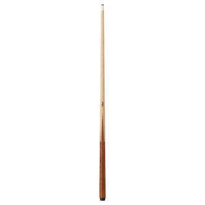 Viper One Piece 36" Maple Bar Cue 14 Ounce, Viper One Piece 57" Maple Bar Cue 19 Ounce, Viper One Piece 57" Maple Bar Cue 20 Ounce, and Fat Cat Oak 6 Cue 2-Piece Wall Cue Rack