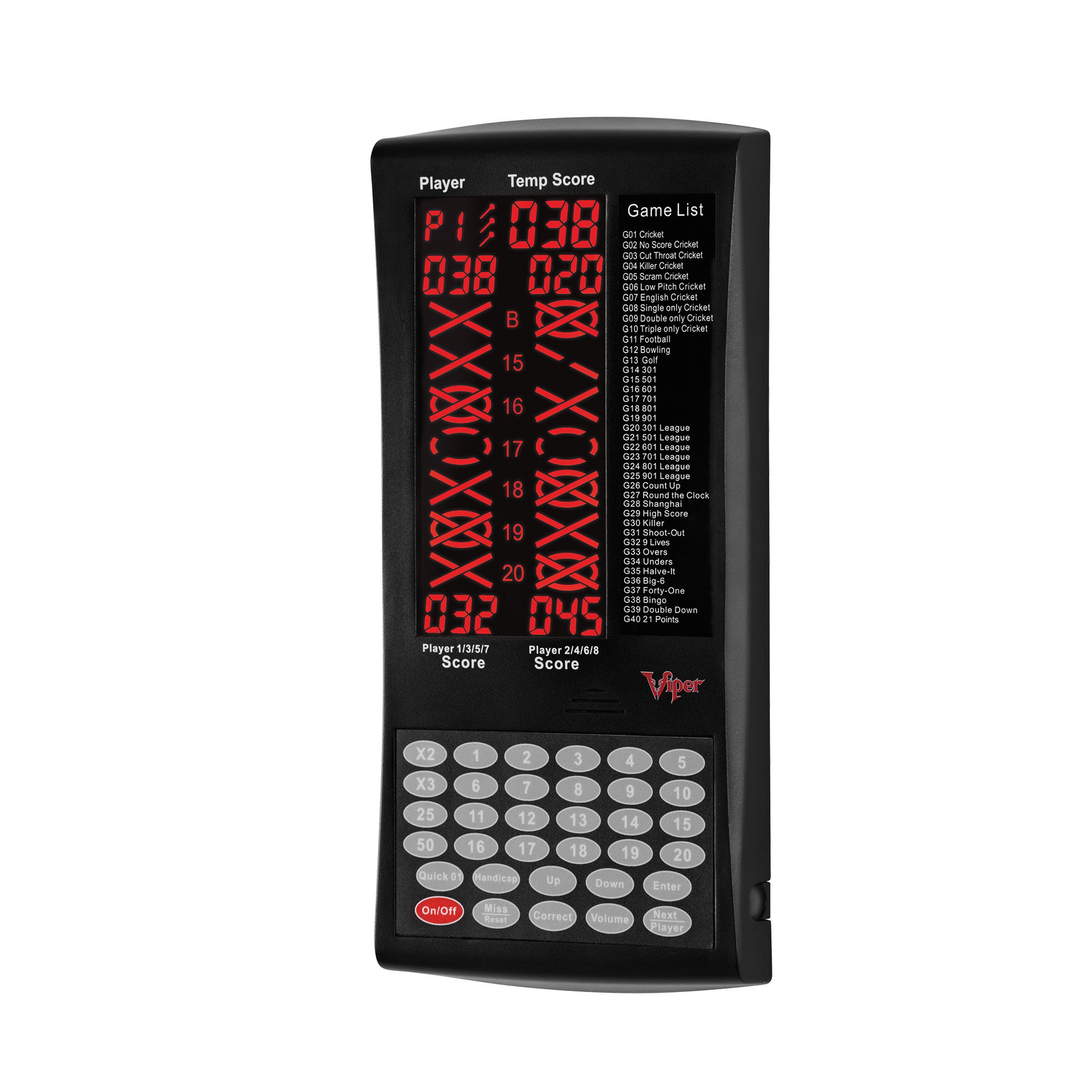 Viper Shot King Bristle Dartboard, ProScore, and Laser Line