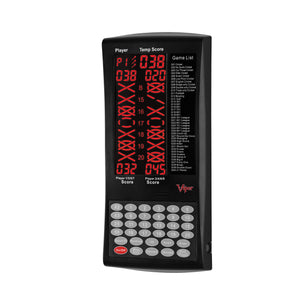 Viper Dead-On Bristle Dartboard, ProScore, Black Mariah Steel Tip Darts 22 Grams, Dart Laser Line, and Wall Defender