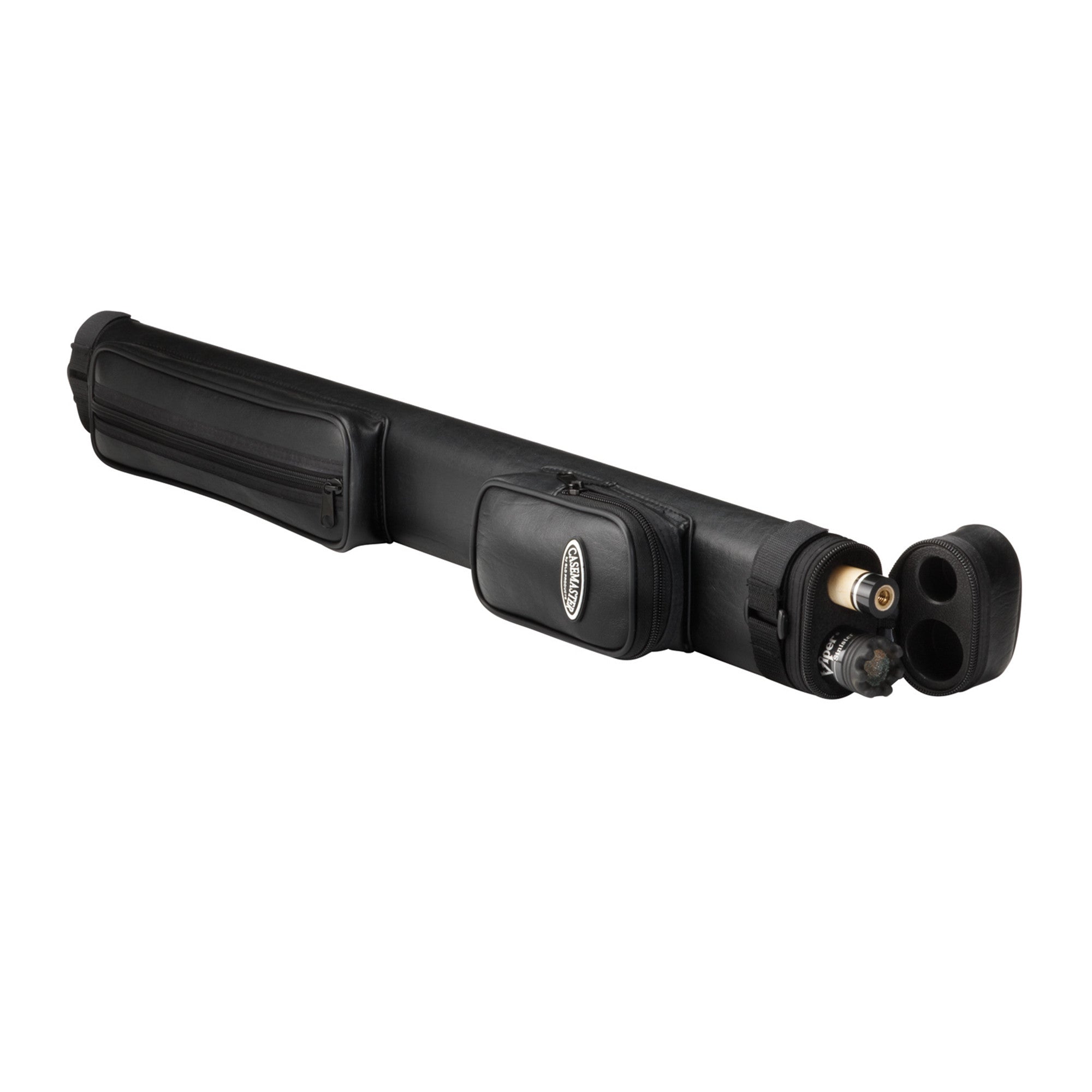 Viper Naturals Birdseye Cue and Casemaster Classic Q-Vault 1Butt 1Shaft Cue Case