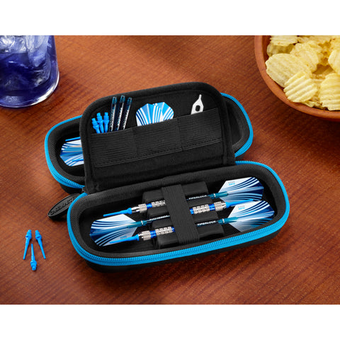 Image of Casemaster Sentry Dart Case with Blue Zipper