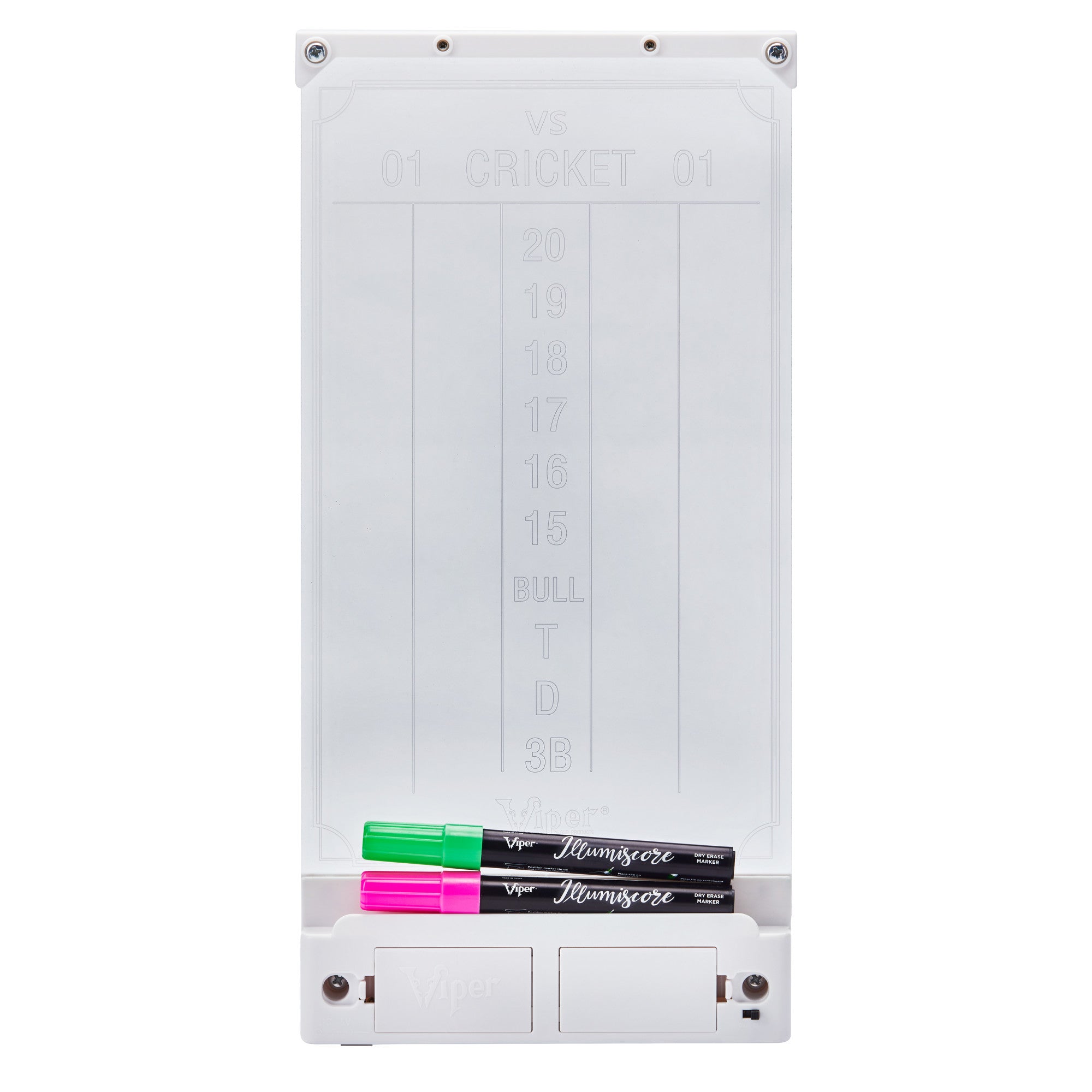 Viper Illumiscore Dart Scoreboard White