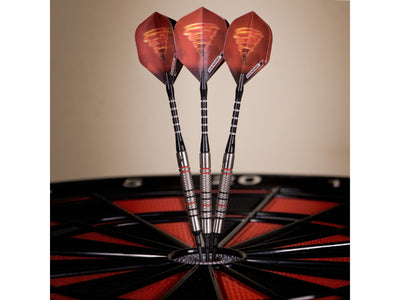 Elkadart Tornado 90% Tungsten Soft Tip Dart Set 3 Red and 4 Black Rings 18 Grams - HomeFitPlay