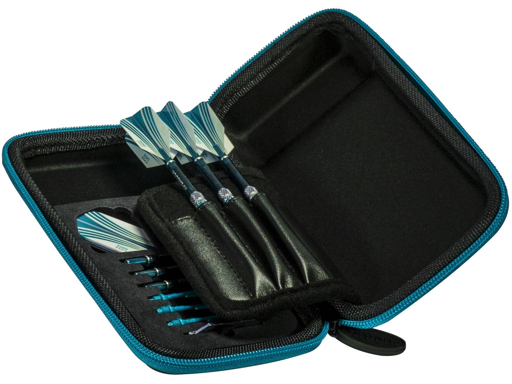 Casemaster Sport Dart Case With Blue Zipper - HomeFitPlay