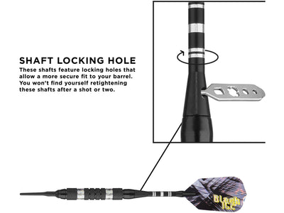 Viper Black Ice Silver Soft Tip Darts - HomeFitPlay