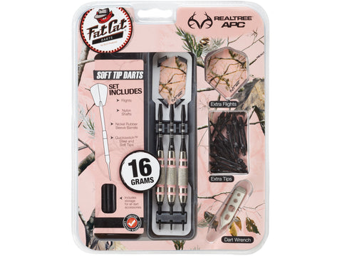 Image of Fat Cat Realtree APC Soft Tip Darts 16gm - HomeFitPlay