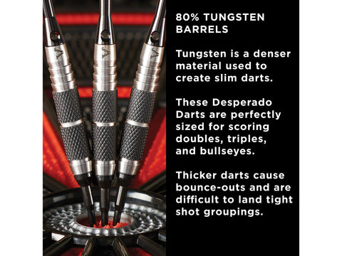 Image of Viper Desperado 80% Tungsten Death Mark Soft Tip Darts 2 Knurled Rings 18 Grams - HomeFitPlay