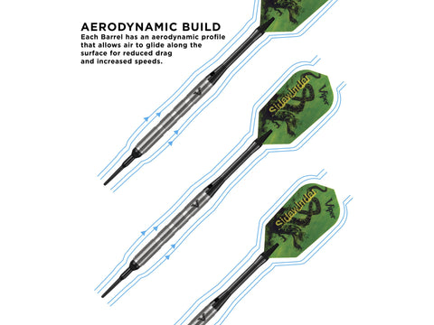 Image of Viper Sidewinder 80% Tungsten Soft Tip Darts Ringed Barrel 18 Grams - HomeFitPlay