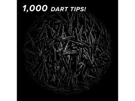 Viper Tufflex Tips III 2BA 1000Ct Soft Dart Tips Black 
