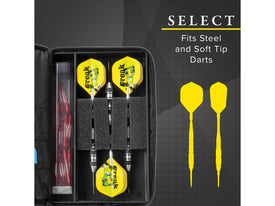 Casemaster Select Black Nylon Dart Case 