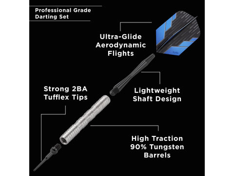 Image of Fat Cat Bulletz 90% Tungsten Soft Tip Darts 18 Grams - HomeFitPlay