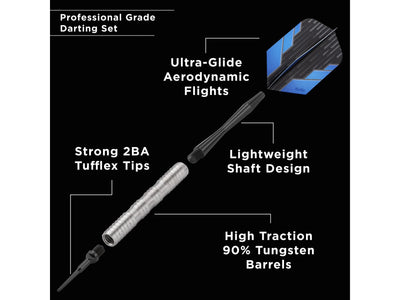 Fat Cat Bulletz 90% Tungsten Soft Tip Darts 18 Grams - HomeFitPlay