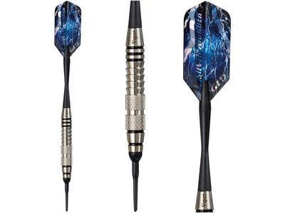 Viper Silver Thunder Soft Tip Darts 2 Knurled Rings 18 Grams - HomeFitPlay