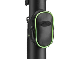 Casemaster Q-Vault Supreme Black with Green Trim Cue Case 