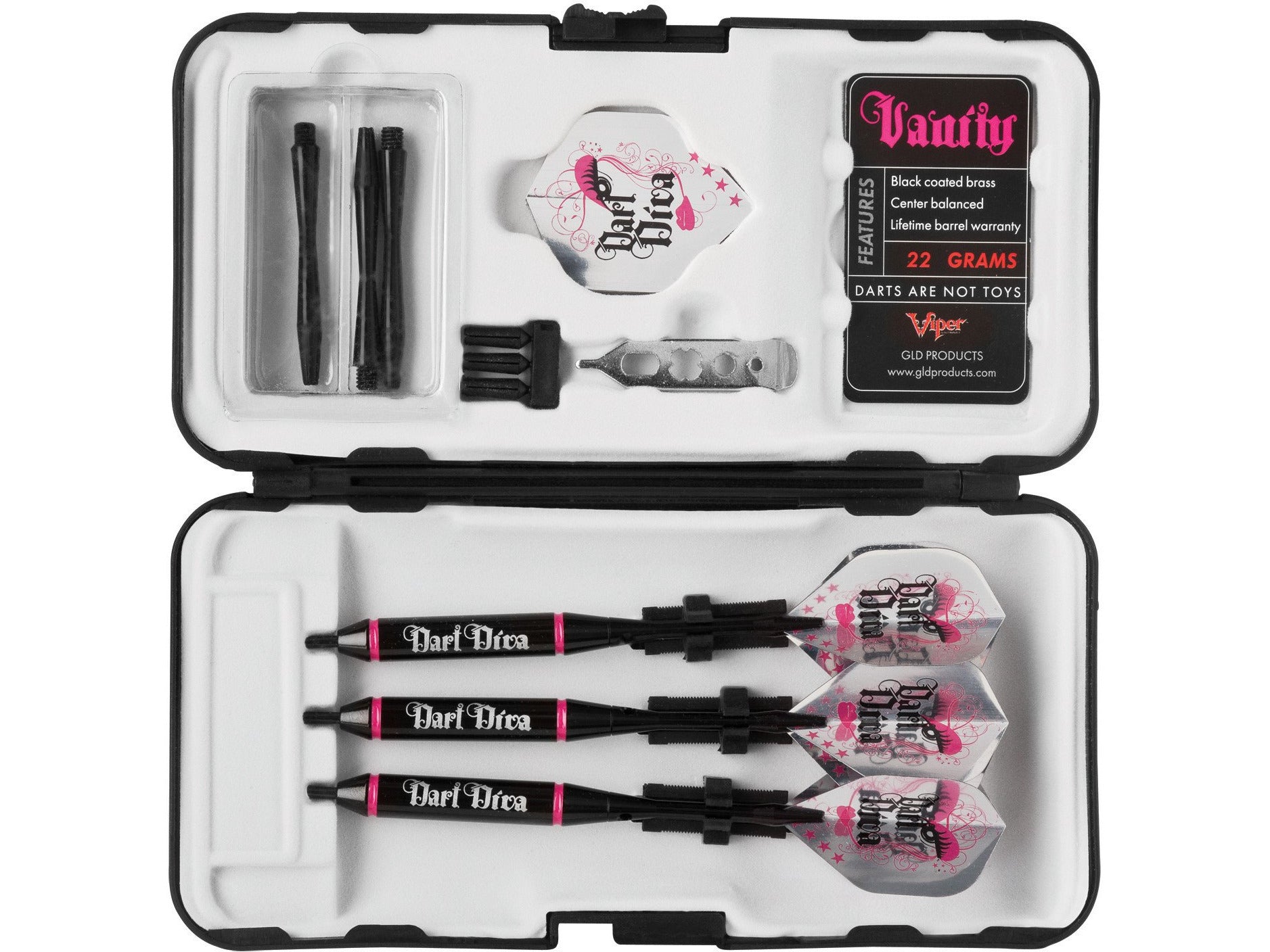 Viper Vanity Dart Diva Steel Tip Darts 22 Grams - HomeFitPlay