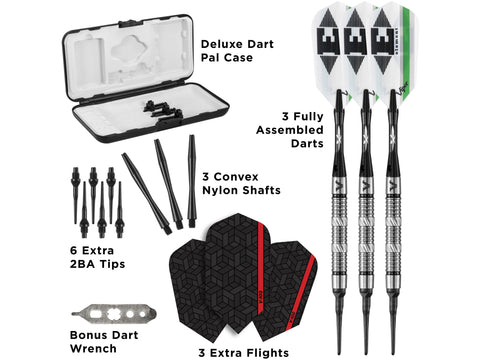 Image of Viper Element 90% Tungsten Soft Tip Darts Grooved Barrel 18 Grams - HomeFitPlay