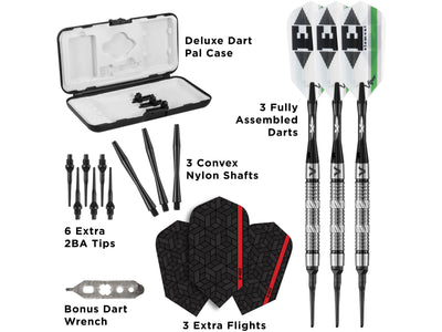 Viper Element 90% Tungsten Soft Tip Darts Grooved Barrel 18 Grams - HomeFitPlay