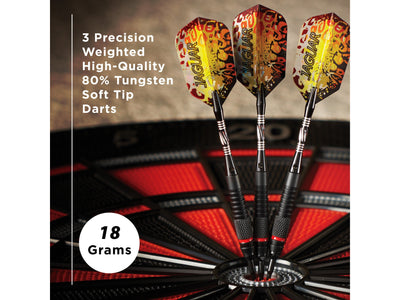 Viper Jaguar 80% Tungsten Soft Tip Darts 1 Small Knurled Ring 18 Grams - HomeFitPlay