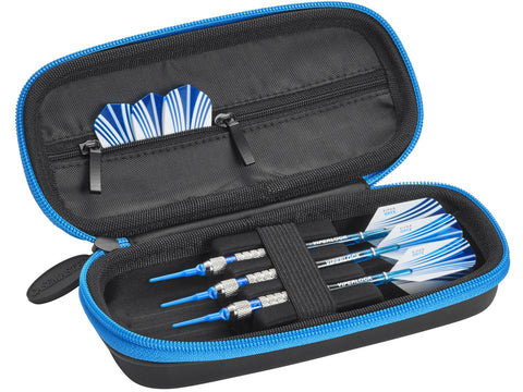 Image of Casemaster Warden Dart Case with Blue Zipper - HomeFitPlay