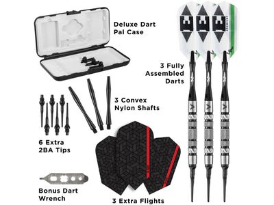 Viper Element 90% Tungsten Soft Tip Darts Knurled Barrel 18 Grams - HomeFitPlay