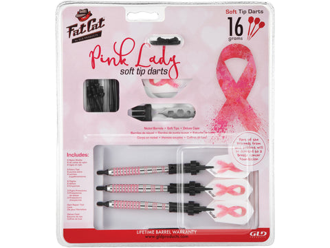 Image of Fat Cat Pink Lady Soft Tip Darts 16 Grams - HomeFitPlay