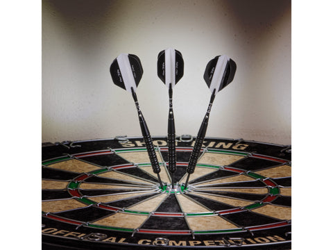 Image of Elkadart Black 150 Jet Black Steel Tip Darts - HomeFitPlay