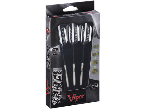 Image of Viper Sinister 95% Tungsten Soft Tip Darts Tapered Barrel 18 Grams - HomeFitPlay