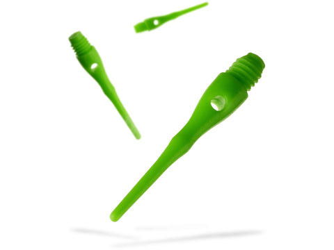 Image of Viper Tufflex Tips III 2BA 1000Ct Soft Dart Tips Green - HomeFitPlay