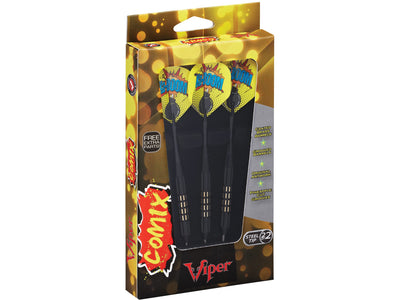 Viper Comix Steel Tip Darts Black 22 Grams - HomeFitPlay