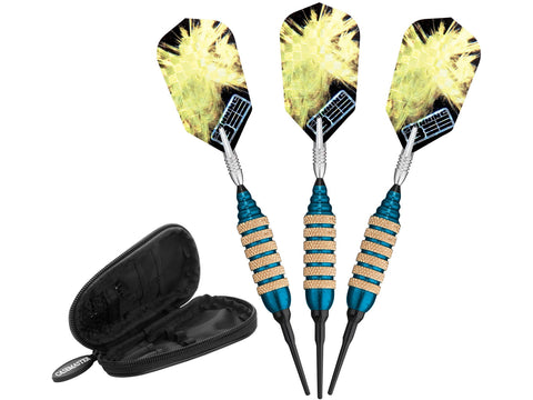 Image of Viper Spinning Bee Blue Soft Tip Darts 16 Grams - HomeFitPlay