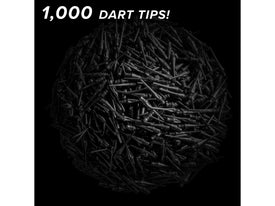 Viper Diamond Tips 2BA Black 1000Ct Soft Dart Tips 
