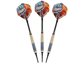 Elkadart Storm Soft Tip Darts Black Rings 