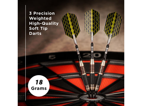 Image of Viper The Freak Soft Tip Darts Knurled and Grooved Barrel 18 Grams - HomeFitPlay
