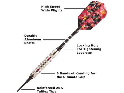Viper Desert Rose Soft Tip Darts 16 Grams - HomeFitPlay