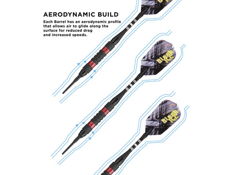 Image of Viper Black Ice Red Soft Tip Darts - HomeFitPlay