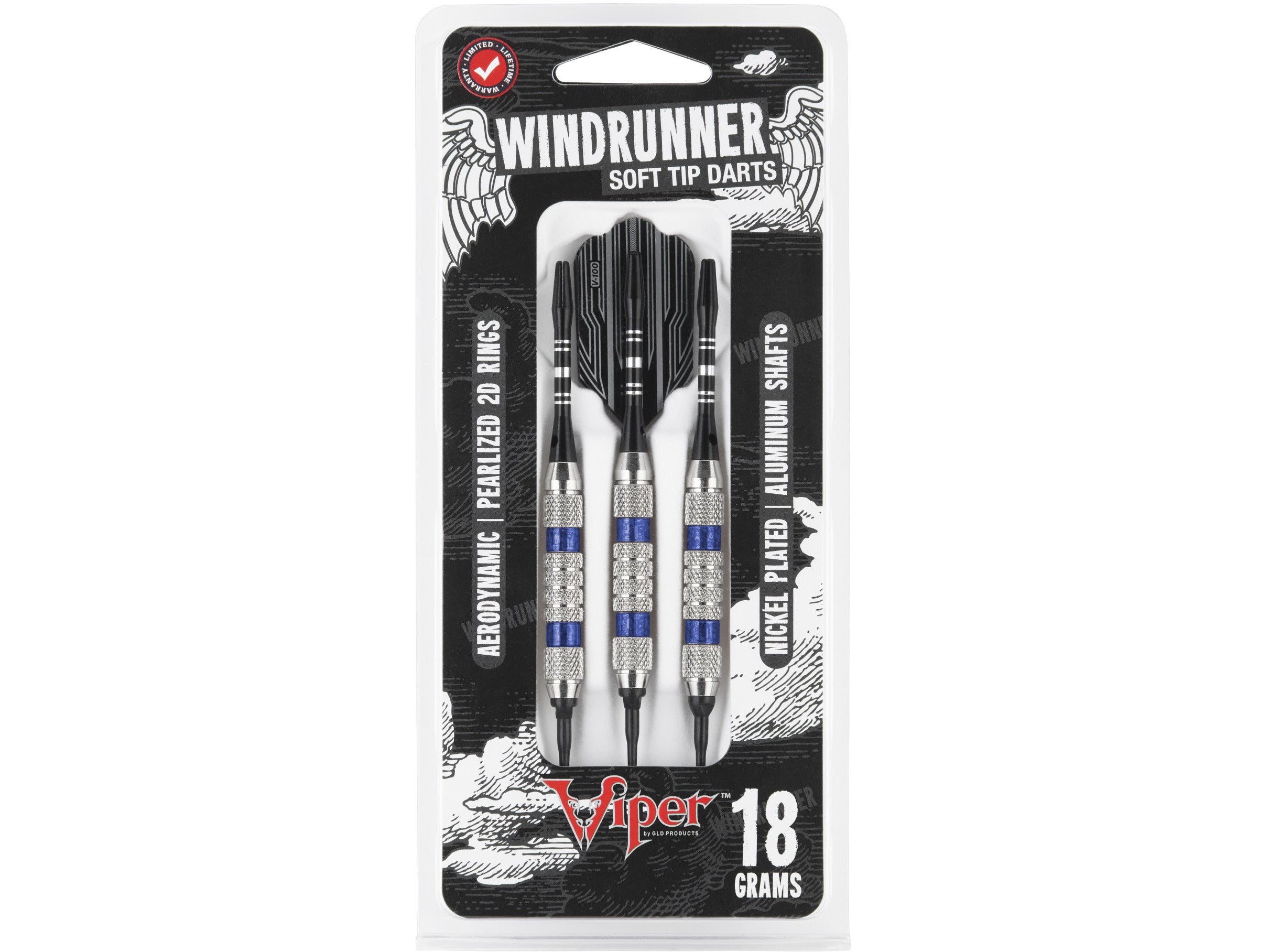 Viper Wind Runner Blue Soft Tip Darts 18 Grams - HomeFitPlay