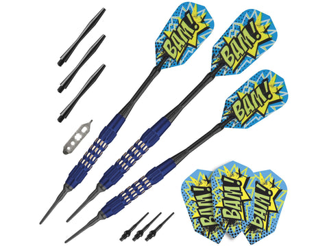 Image of Viper Comix BAM! Soft Tip Darts Blue 18 Grams - HomeFitPlay