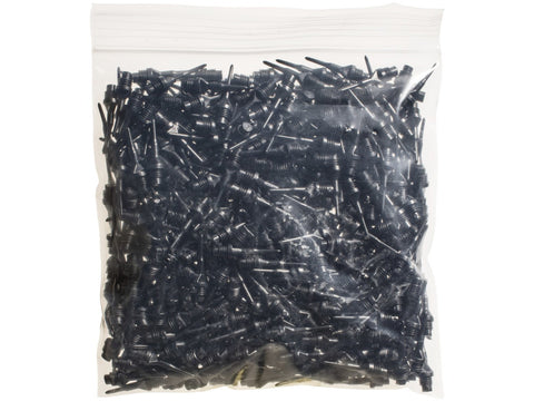 Image of Viper Tufflex Tips II 1/4" Black 500Ct Soft Dart Tips - HomeFitPlay