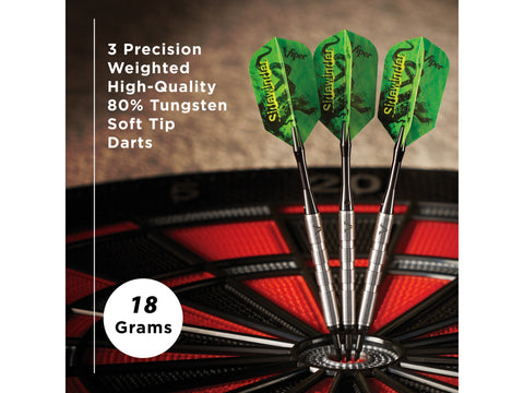 Image of Viper Sidewinder 80% Tungsten Soft Tip Darts Ringed Barrel 18 Grams - HomeFitPlay