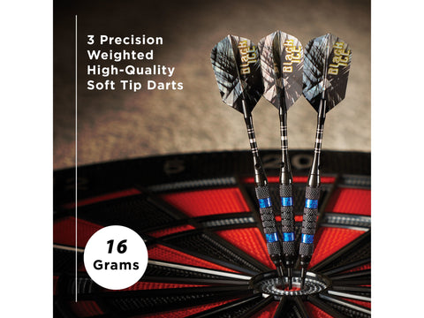 Image of Viper Black Ice Blue Soft Tip Darts - HomeFitPlay