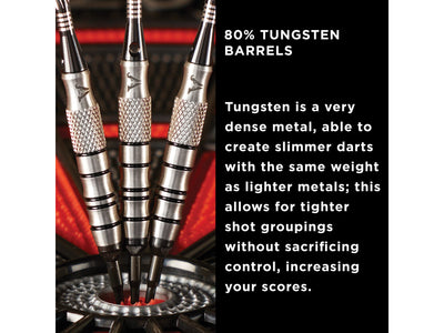 Viper Grim Reaper 80% Tungsten Soft Tip Darts Black Rings - HomeFitPlay