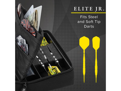 Casemaster Elite Jr Black Nylon Dart Case - HomeFitPlay
