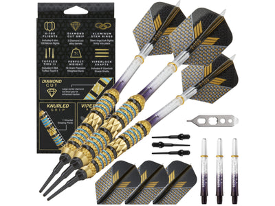 Viper Wizard Blue/Black Soft Tip Darts 18 Grams - HomeFitPlay