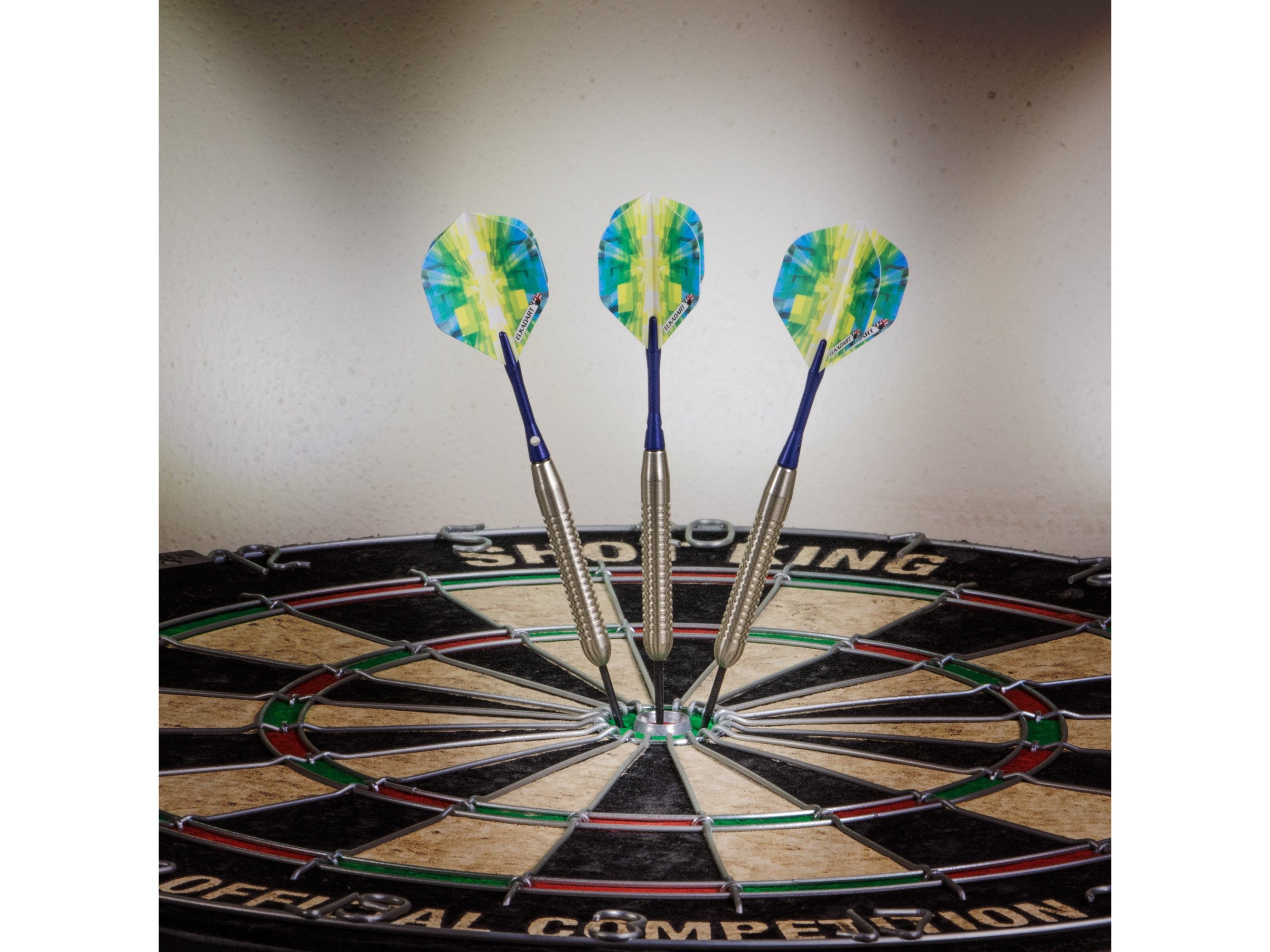 Elkadart Prism Ringed Silver Steel Tip Darts - HomeFitPlay